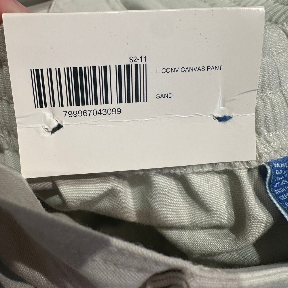 NWT Natural Reflections Women's Size 14 Convertible Pant Sand Hiking 100% Cotton - Picture 4 of 15